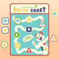 90s Inspired Potty Chart Fridge Magnet image 0