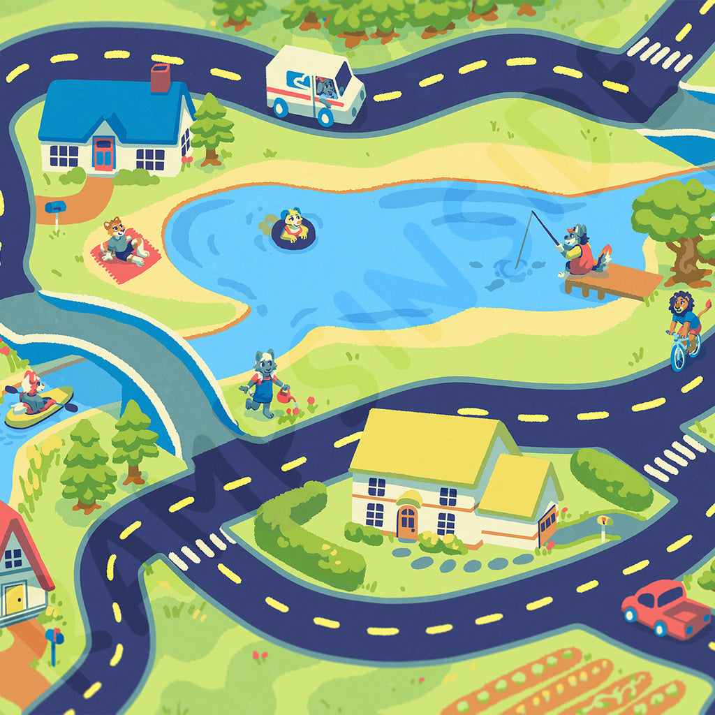 Tiny Town - Archival Print image 1