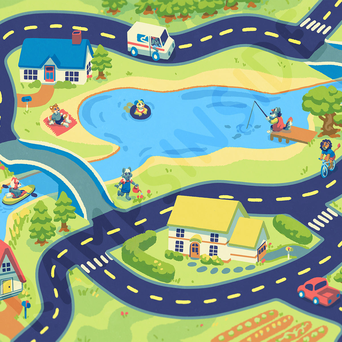 Tiny Town - Archival Print image 1