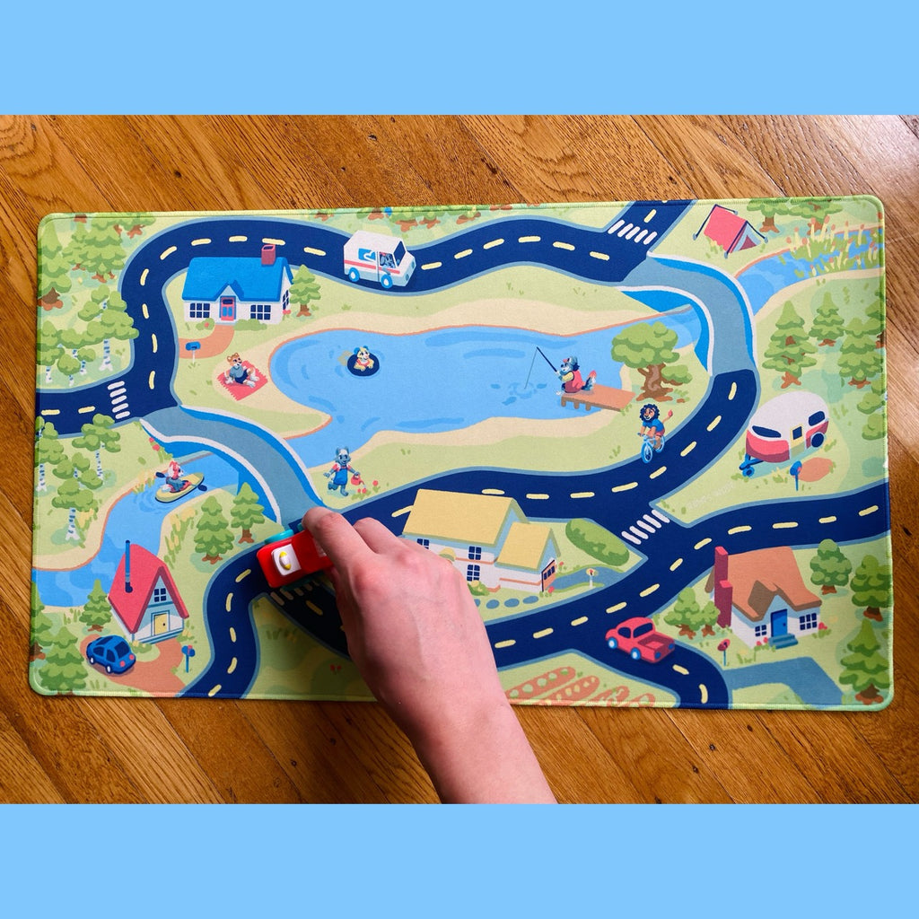 Tiny Town Play Mat - 24x14in image 0
