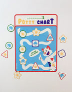 90s Inspired Potty Chart Fridge Magnet image 2