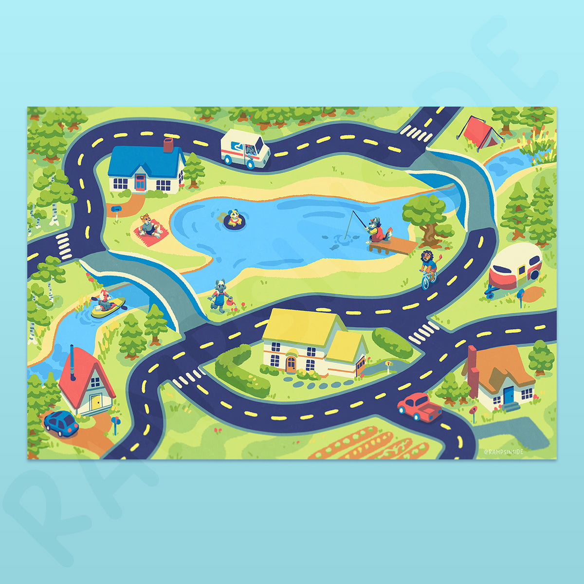 Tiny Town - Archival Print image 0