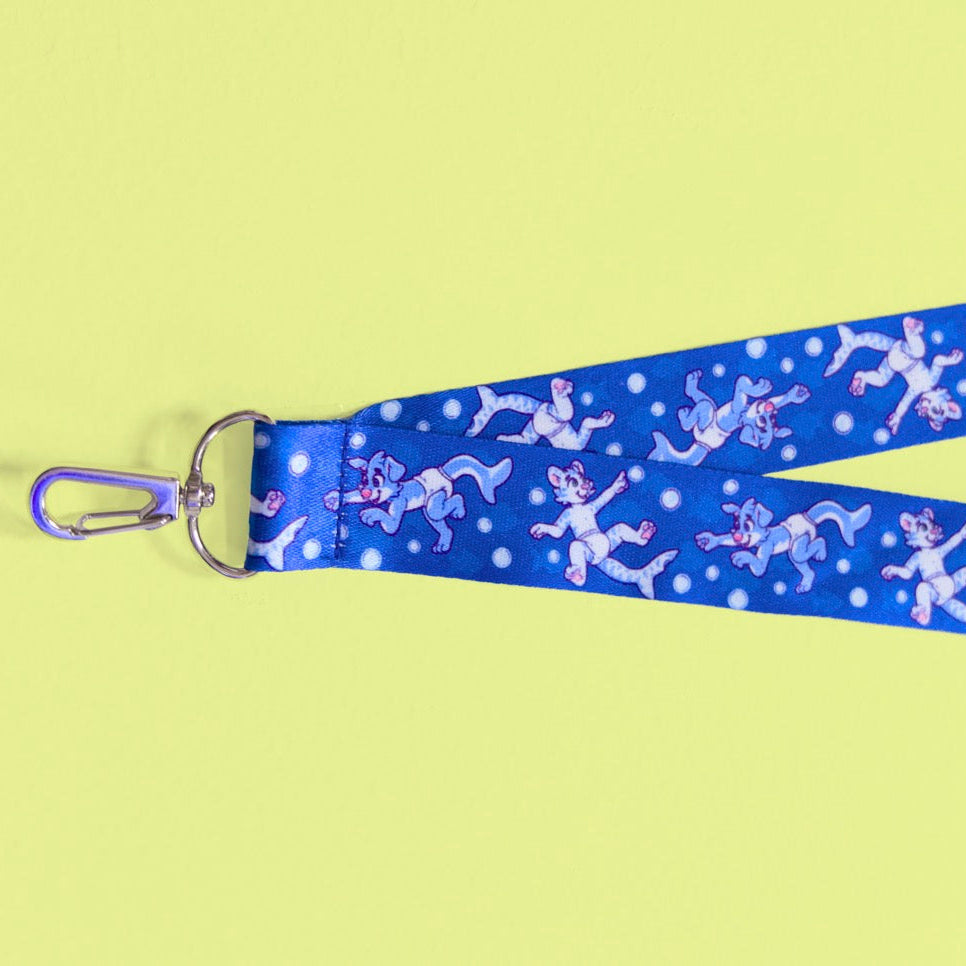 Swimming Sharks Lanyard